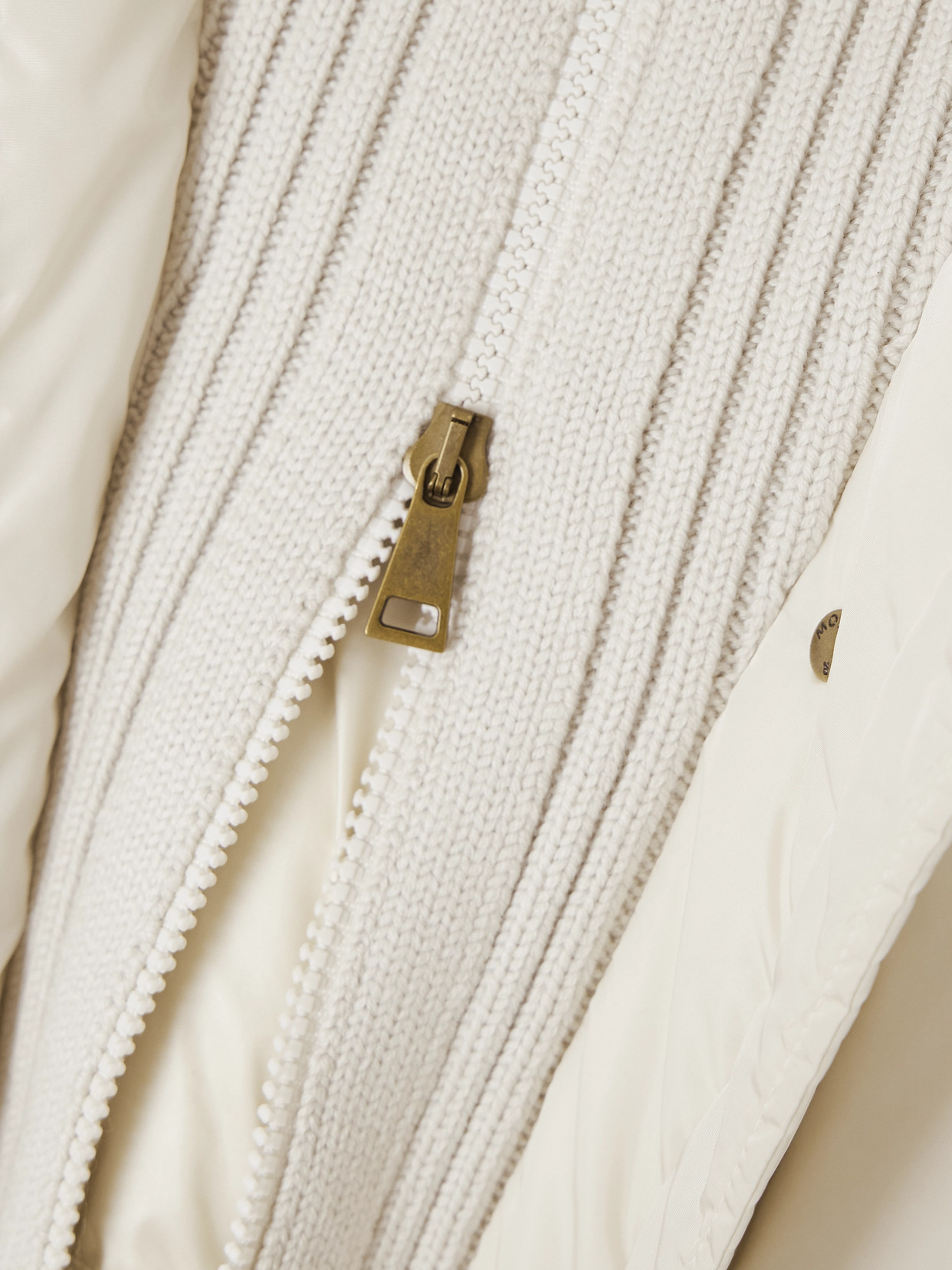 Chamer Hooded Quilted Shell Down Coat - White