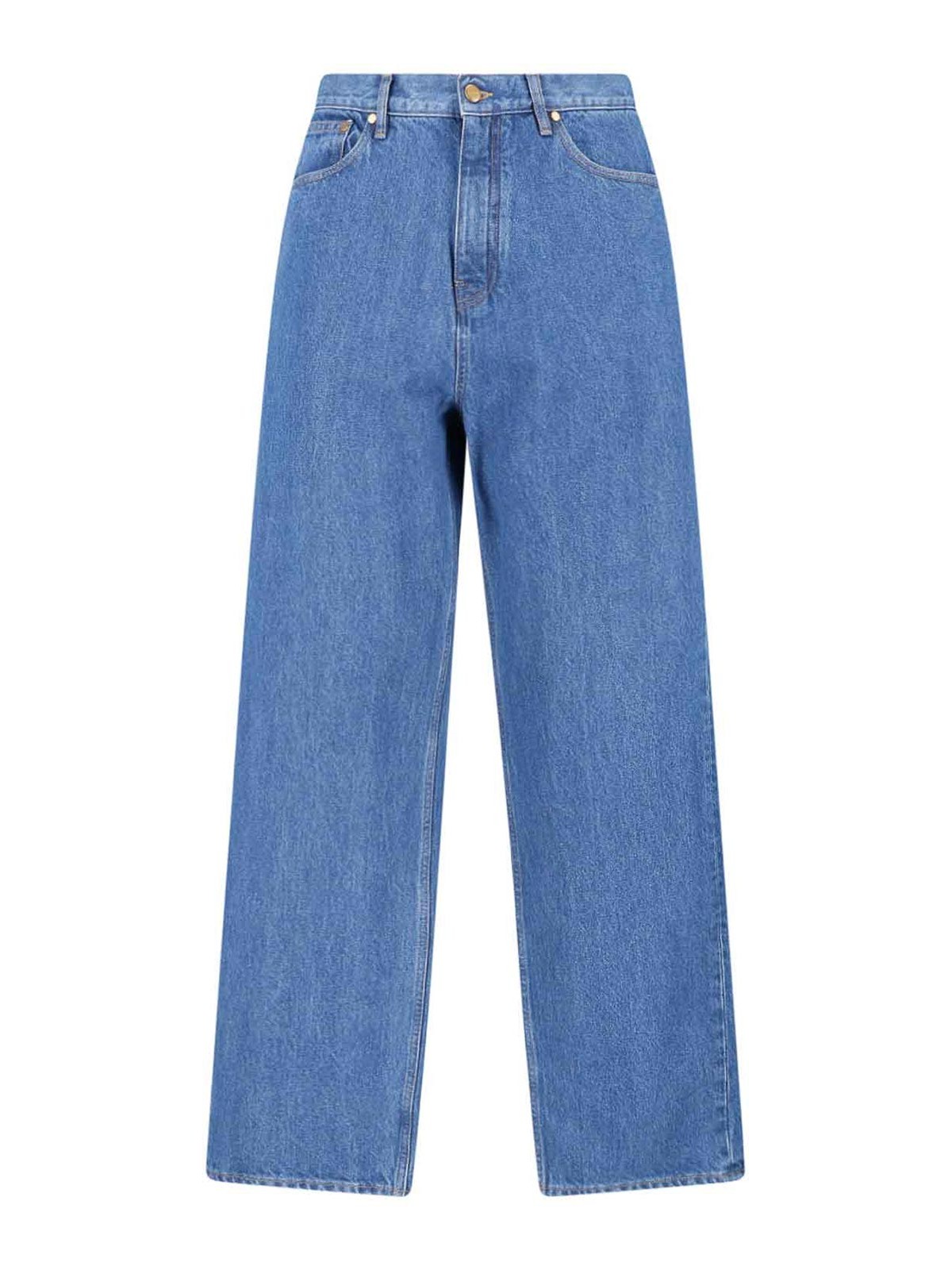 Jil Sander - straight denim jeans belt loops five pocket