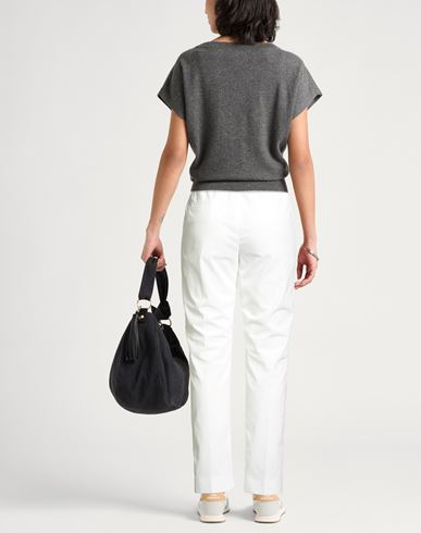 Woman Pants White Size 12 Cotton