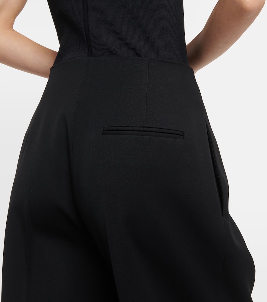 Lonan virgin wool wide-leg pants