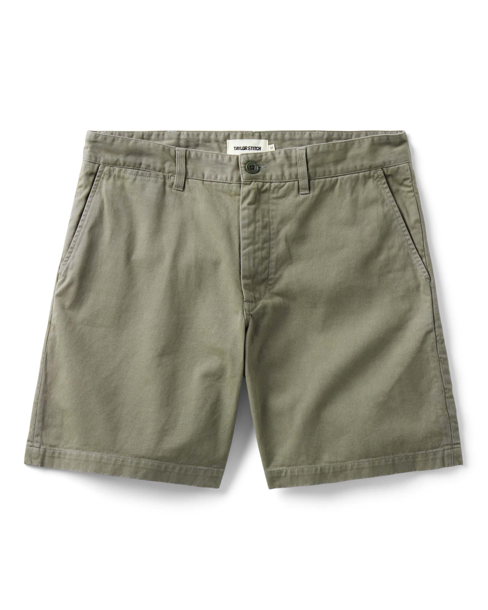 Men's Organic Cotton Foundation Short in Organic Smoked Olive
