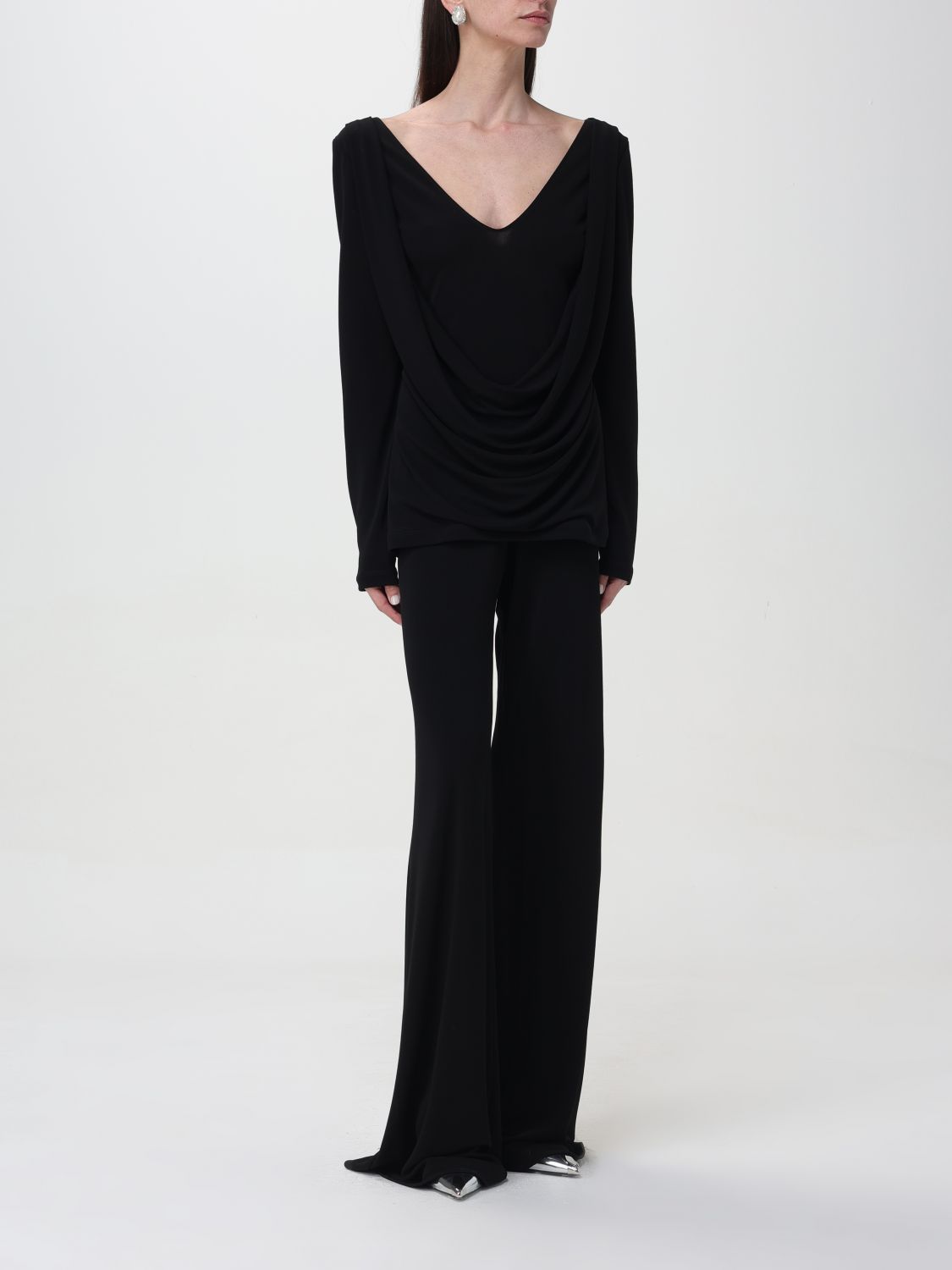 Top Woman color Black
