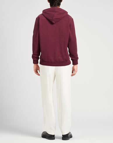 Man Sweatshirt Garnet Size XL Cotton, Polyester