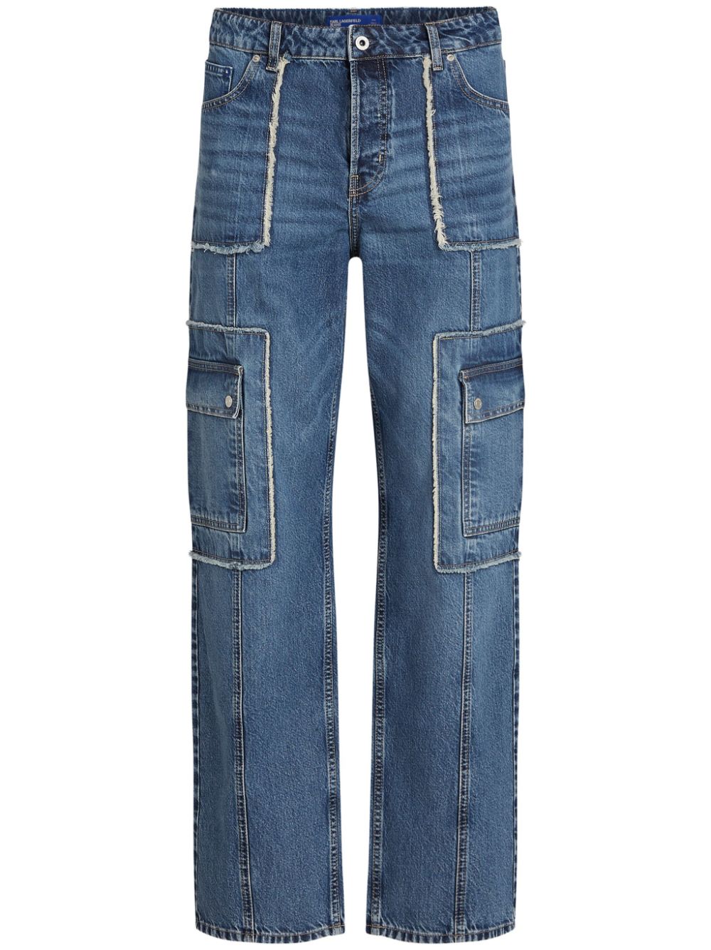 Relaxed utility jeans - Blue