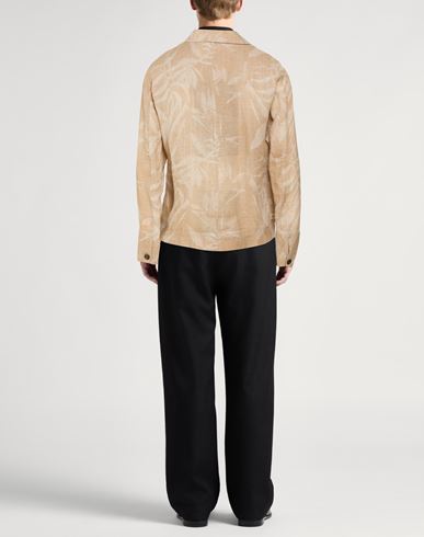 Man Blazer Beige Size L Linen