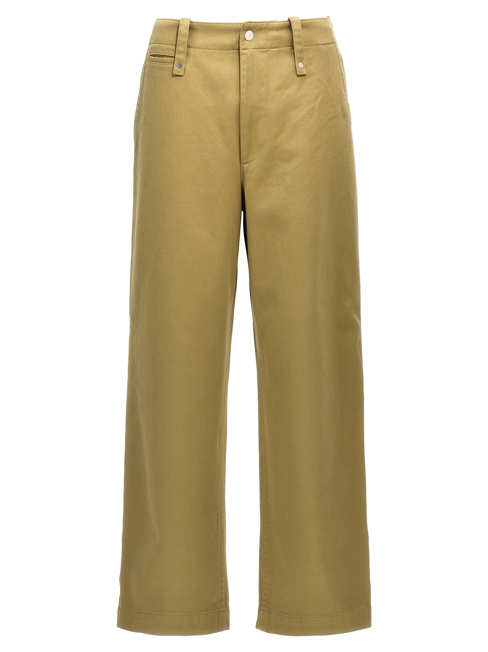 Cotton Trousers — Beige