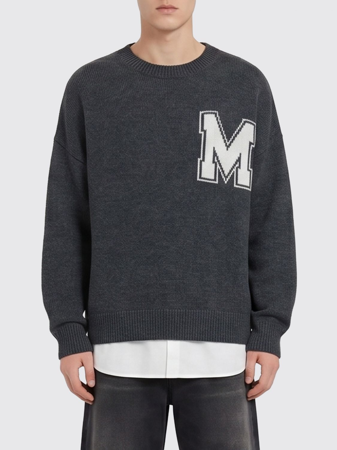 Sweatshirt Men color Grey