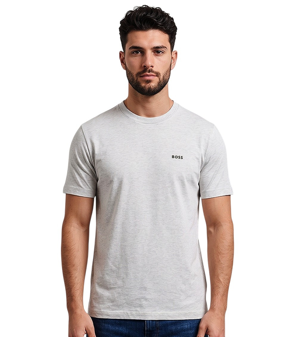 Grey Crew Neck T-Shirts