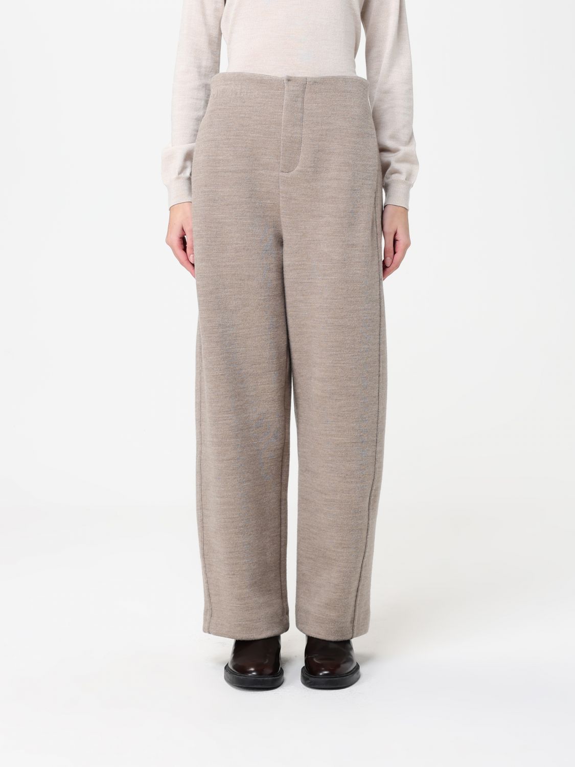 Pants Woman color Beige