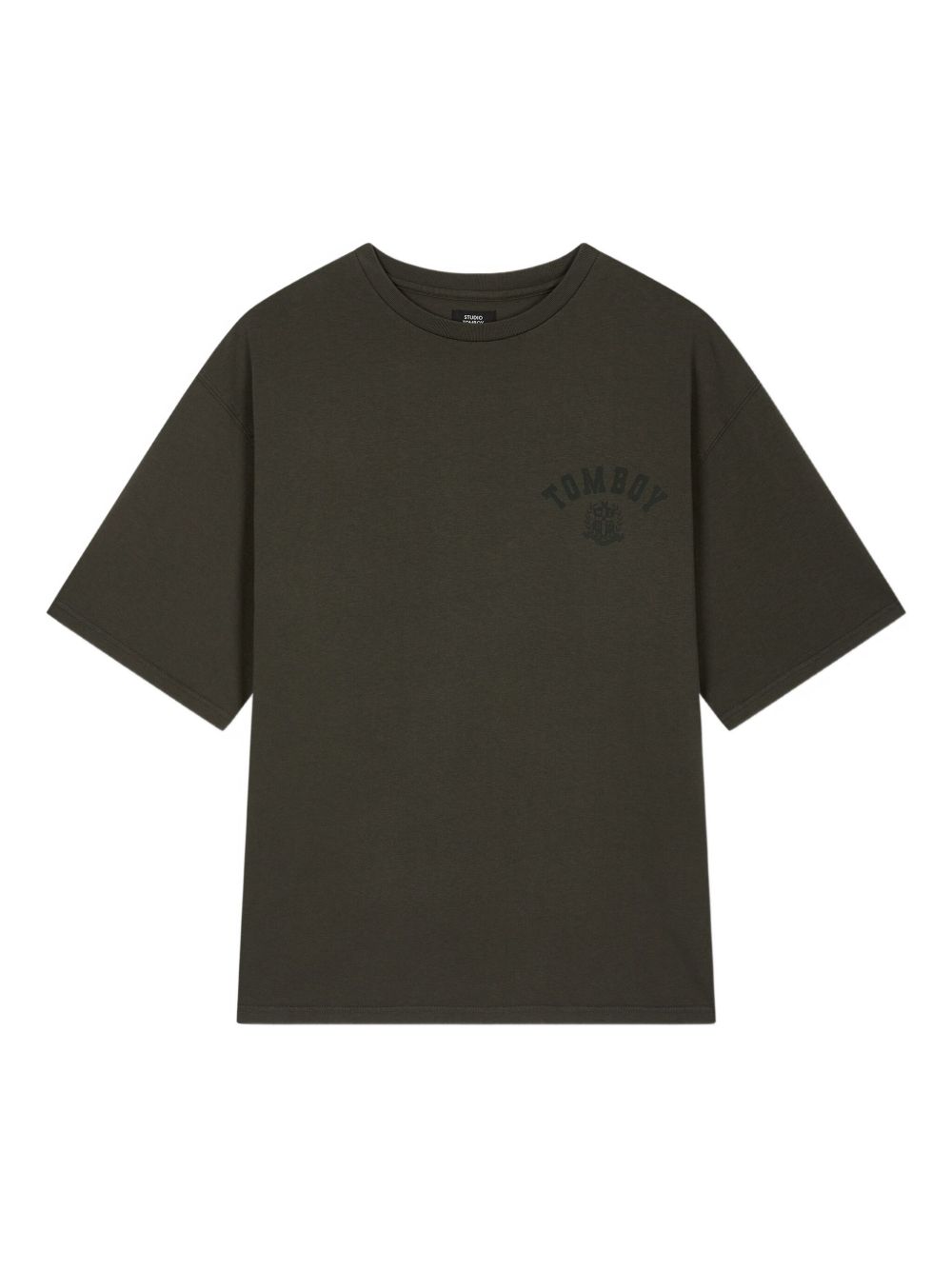 Emblem-print T-shirt - Grey