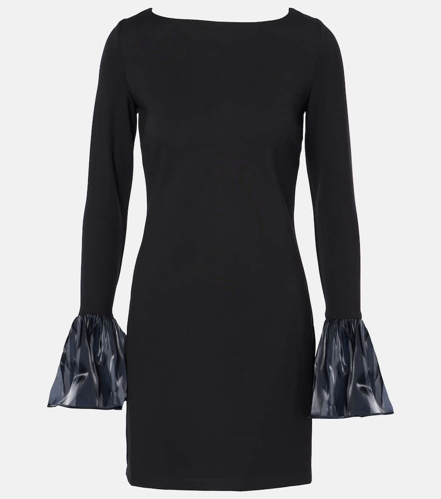 Hawthorne organza-trimmed minidress