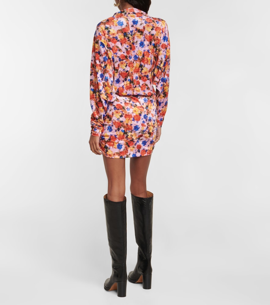 Floral print minidress