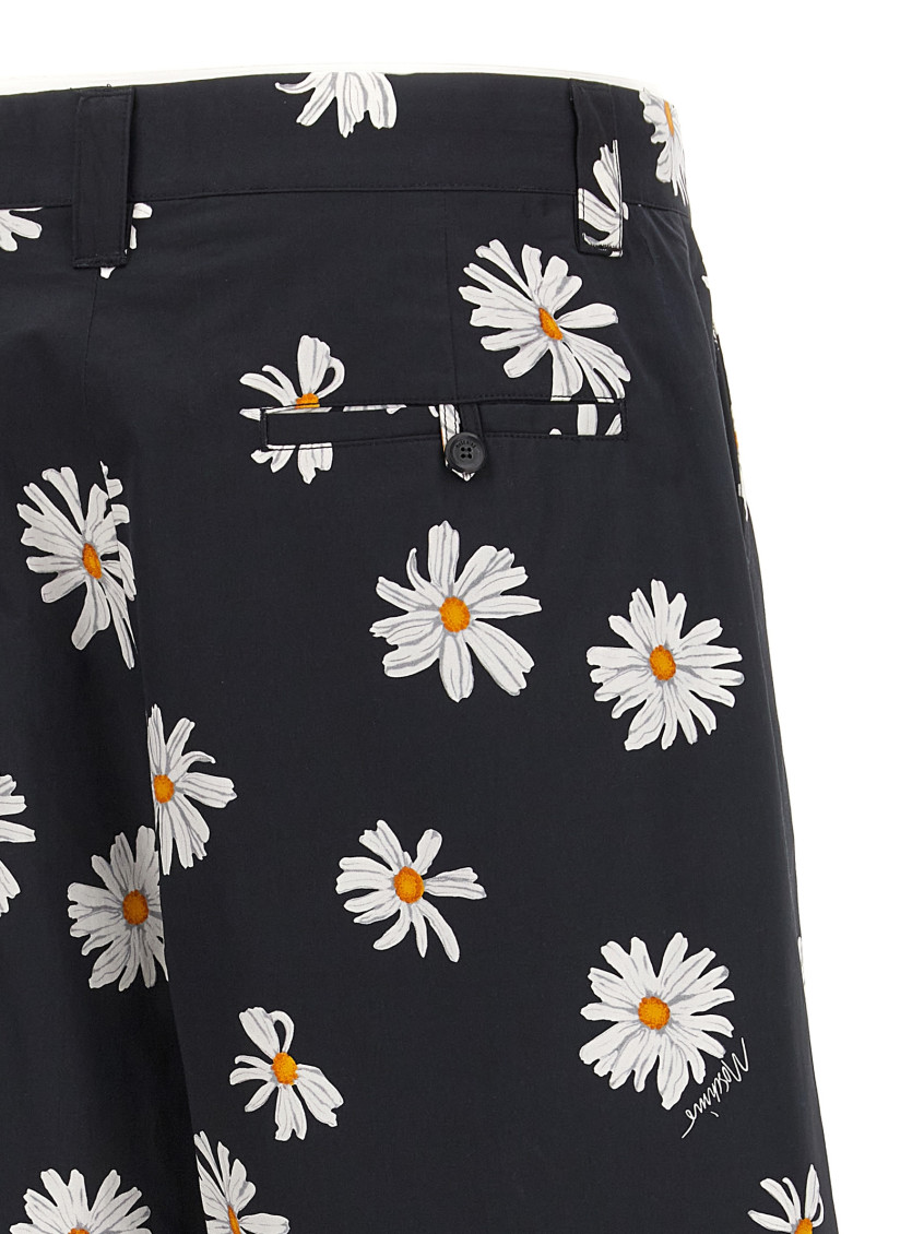 Margherite Print Bermuda Shorts