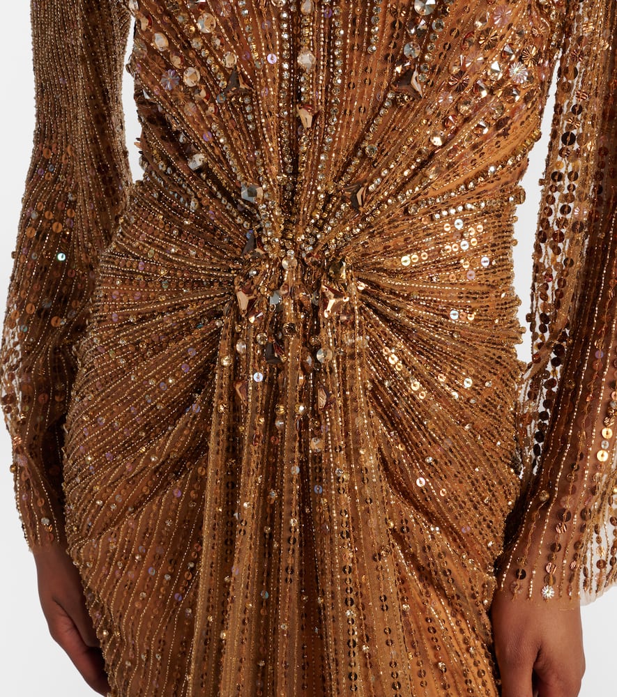 Anja embellished gown