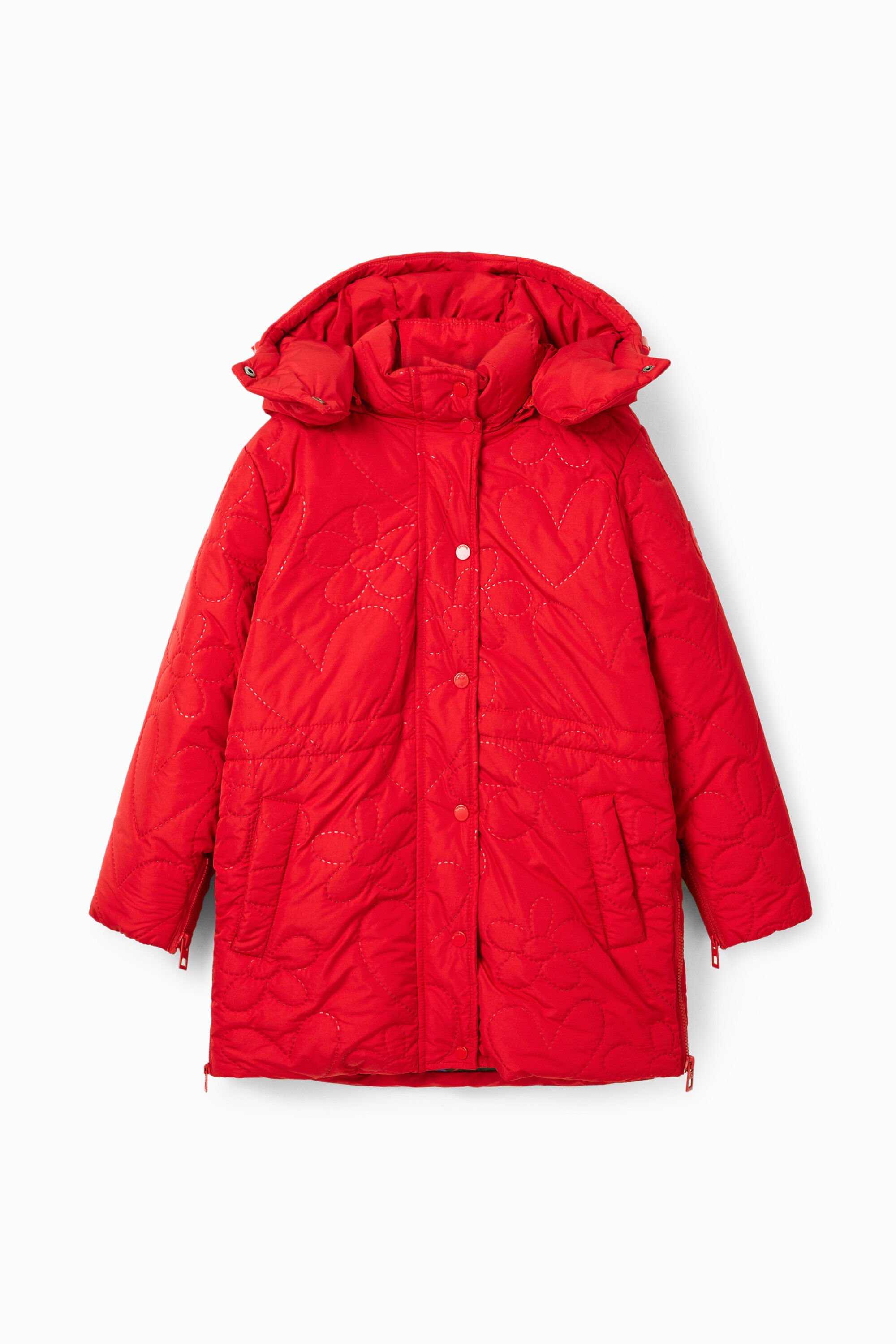 Padded heart coat