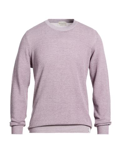 Man Sweater Lilac Size 40 Cotton