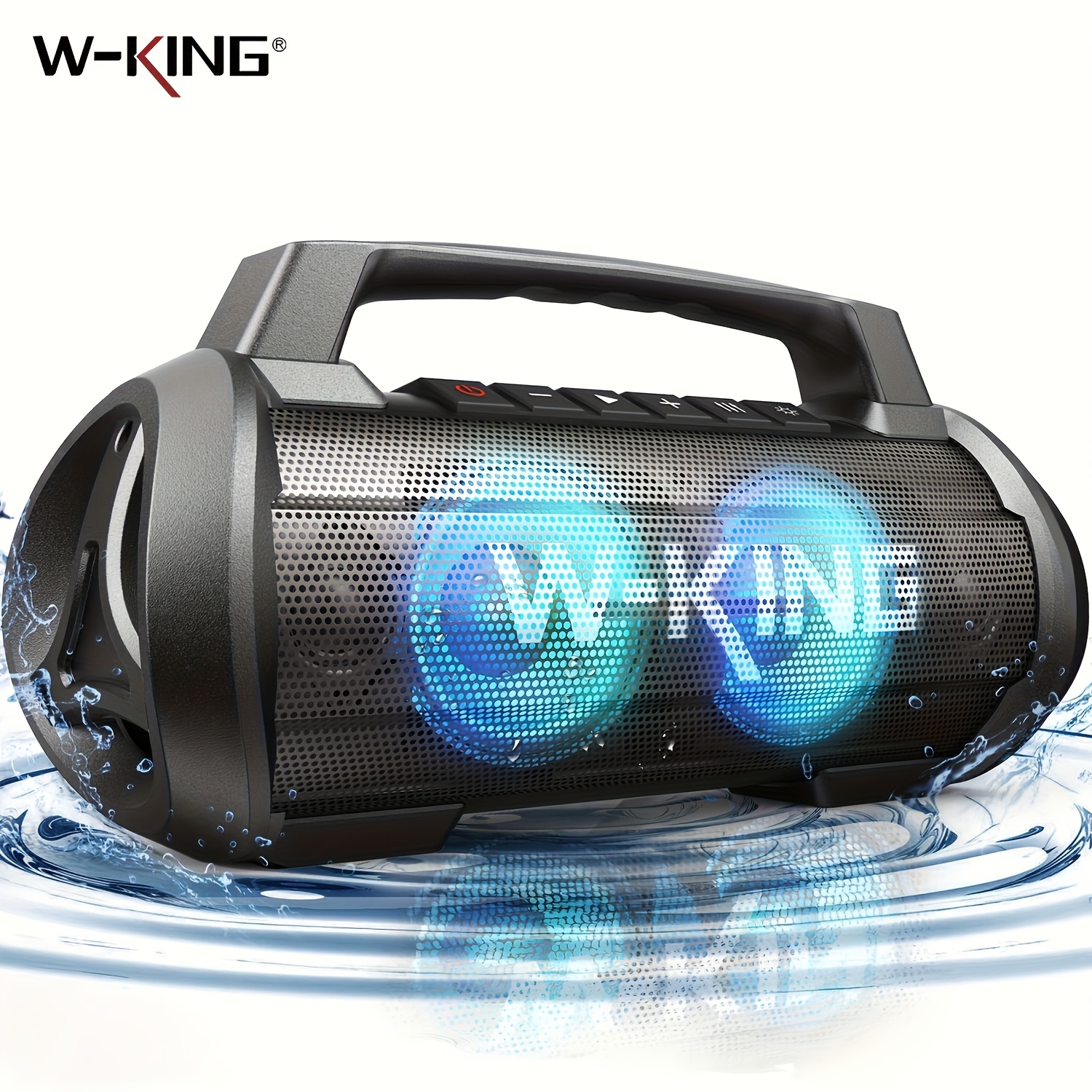 TEMU W-king 70w Wireless Loud Speaker, Ipx6 High Quality Portable Speaker, Suitable For Large Outdoor Parties. A Speaker With Functions Such A