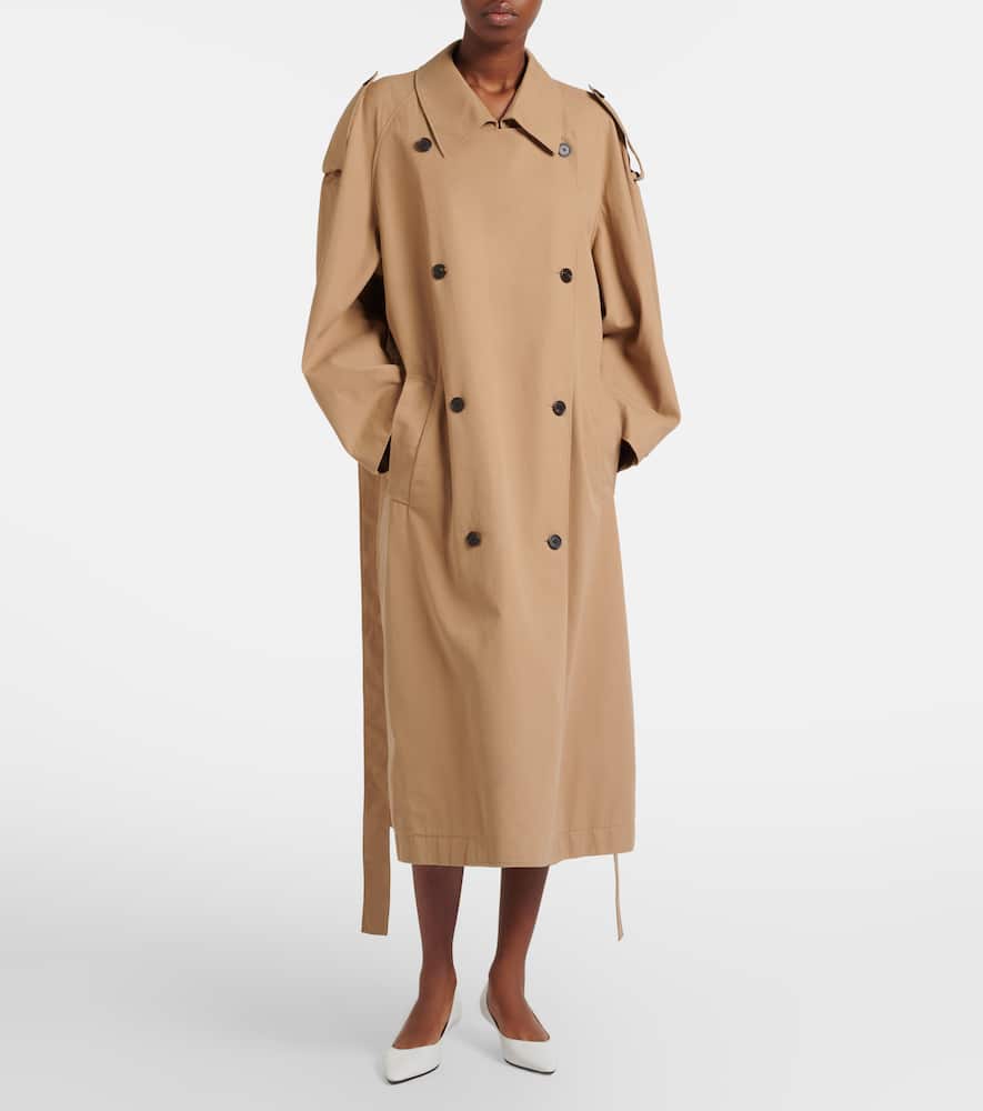 Dester cotton and cashmere trench coat
