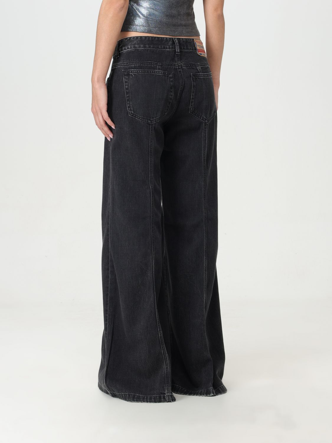 Jeans Woman color Black