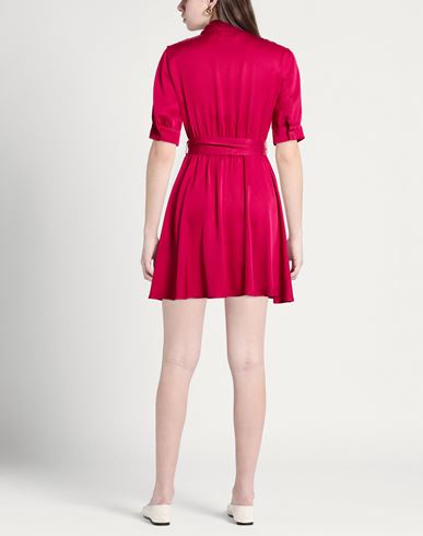 Woman Mini dress Fuchsia Size 10 Viscose