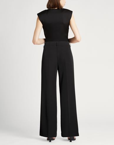 Woman Pants Black Size 8 Polyester, Elastane