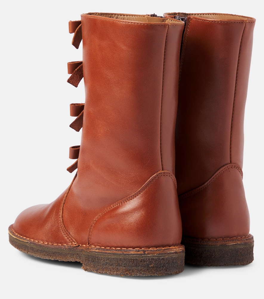 PèPè Pompei bow-detail leather boots