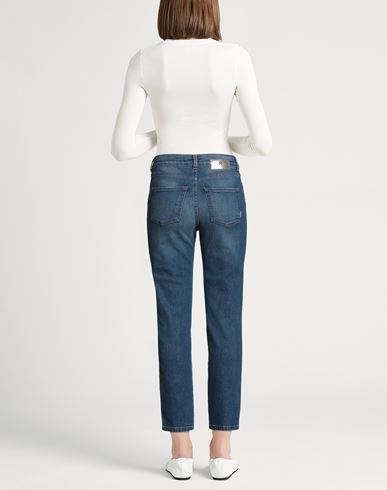 Woman Jeans Blue Size 27 Cotton, Elastane