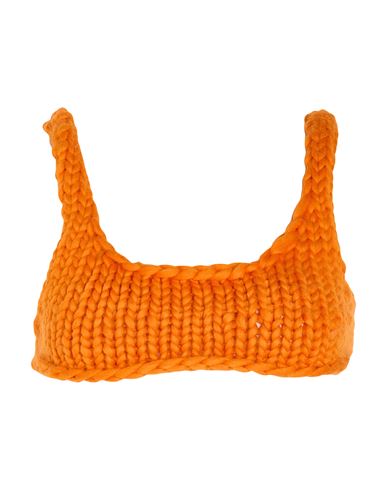 Hope Macaulay Woman Top Orange Size S Merino Wool