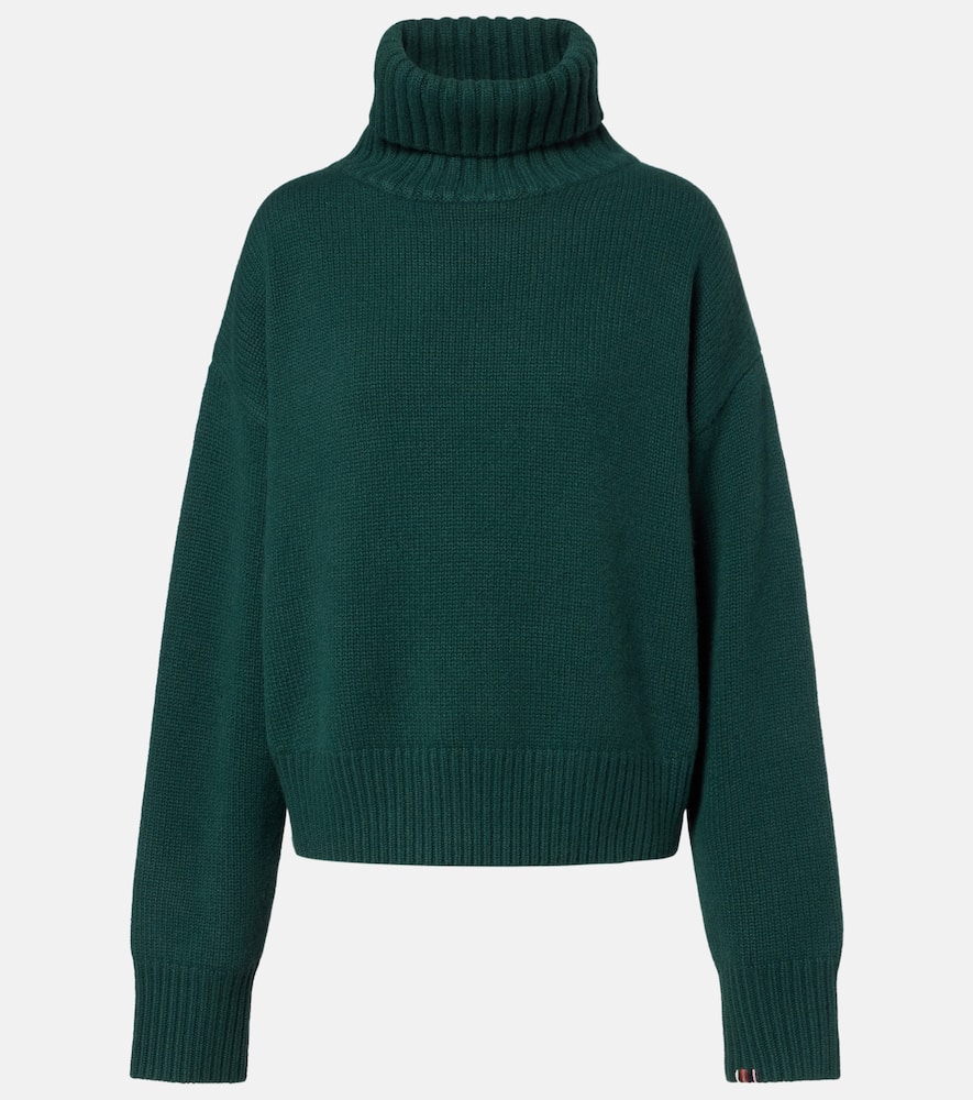 Crop Xtra cashmere turtleneck sweater