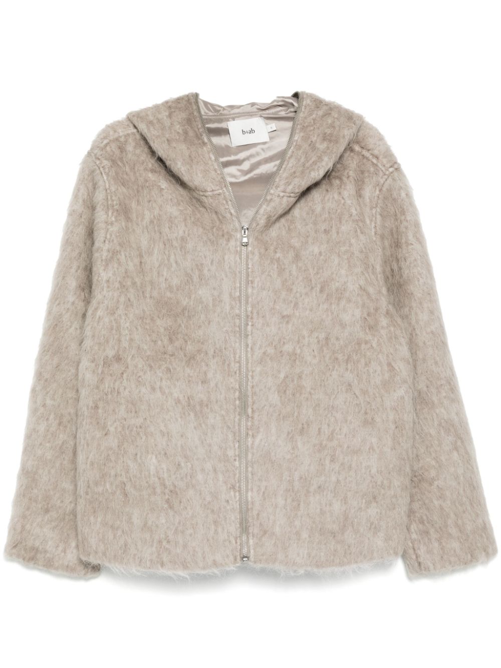 Hooded zip-up jacket - Grey