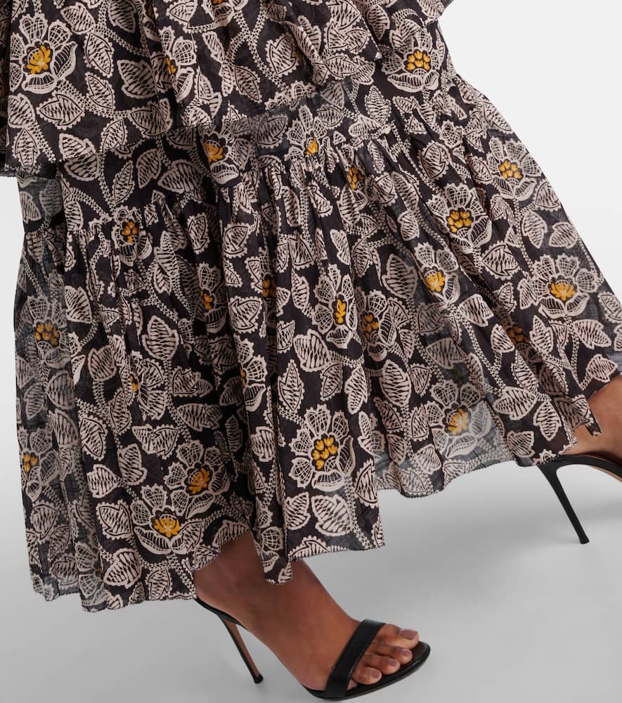 Zimmermann Ottie floral cotton midi dress