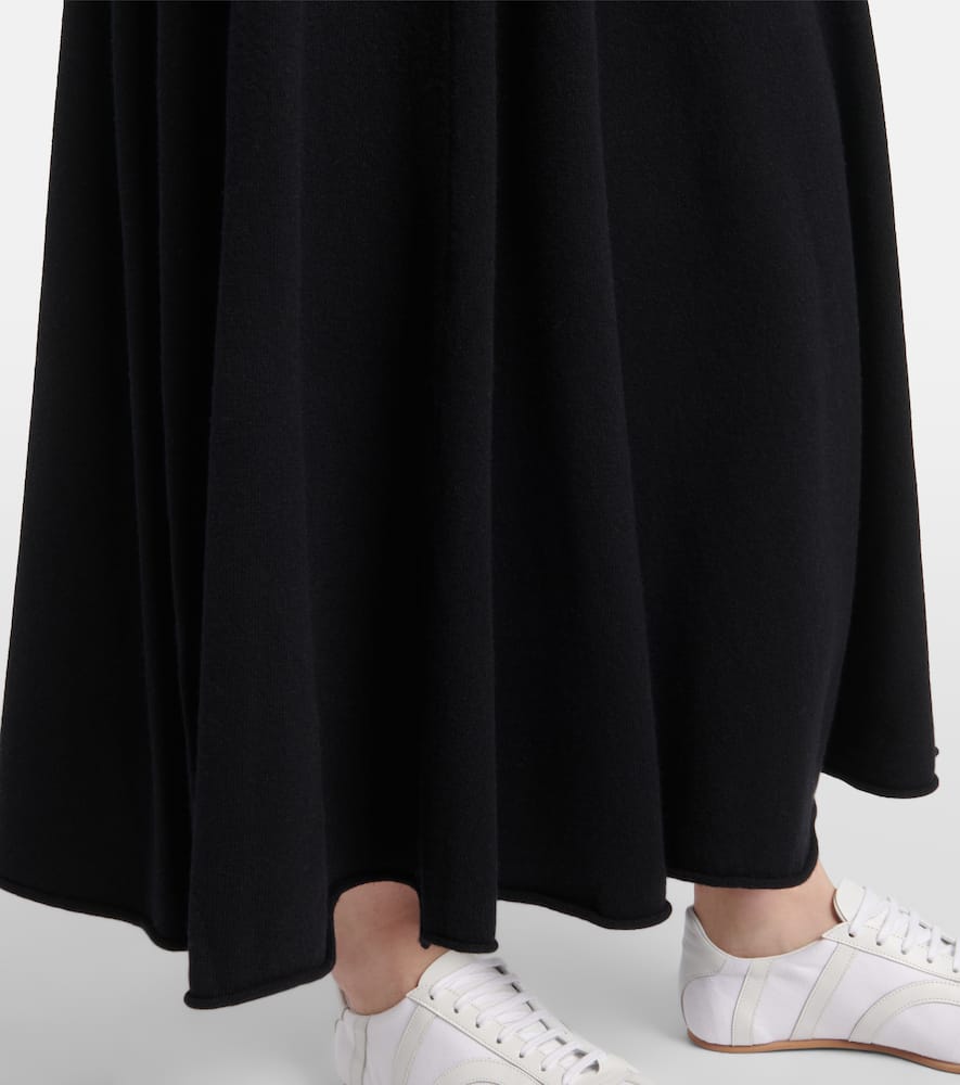 N°313 Twirl cashmere-blend maxi skirt