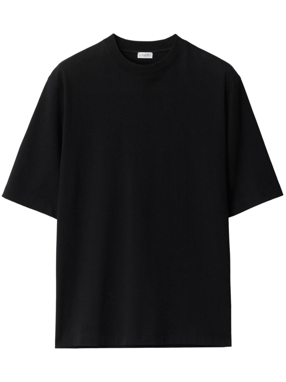 Pear-print cotton T-shirt - Black