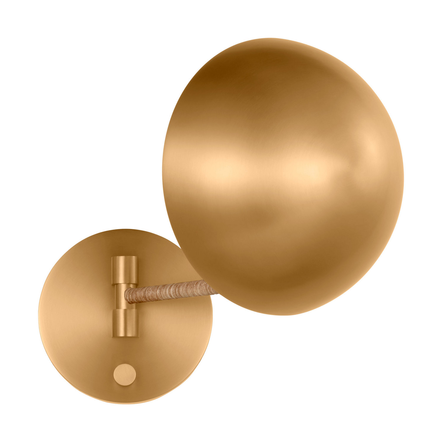 Burnished Brass Wall Sconce from the Balleroy Collection