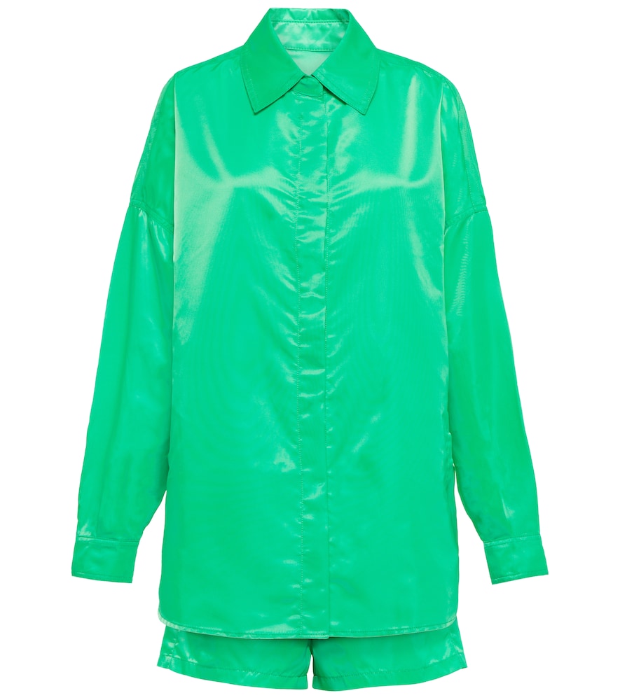 Perla shirt jacket and shorts set