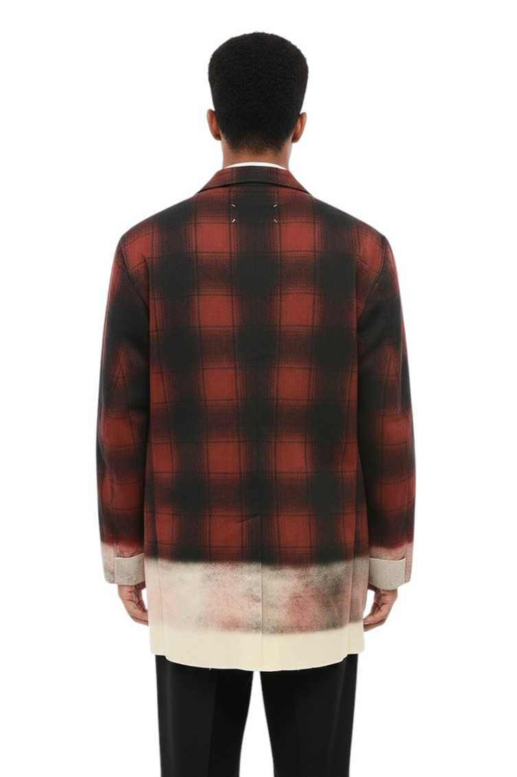 Red Cotton Blazer