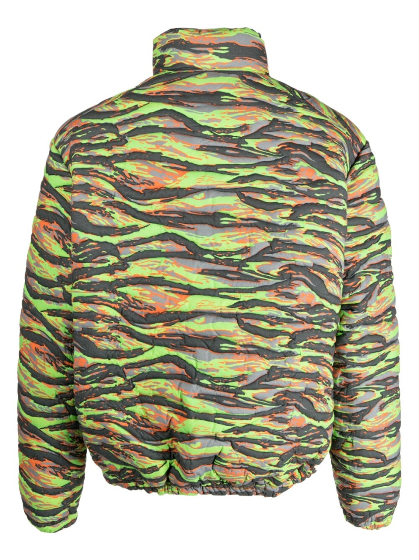 - Printed Quilted Down Jacket