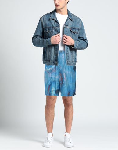 Man Shorts & Bermuda Shorts Blue