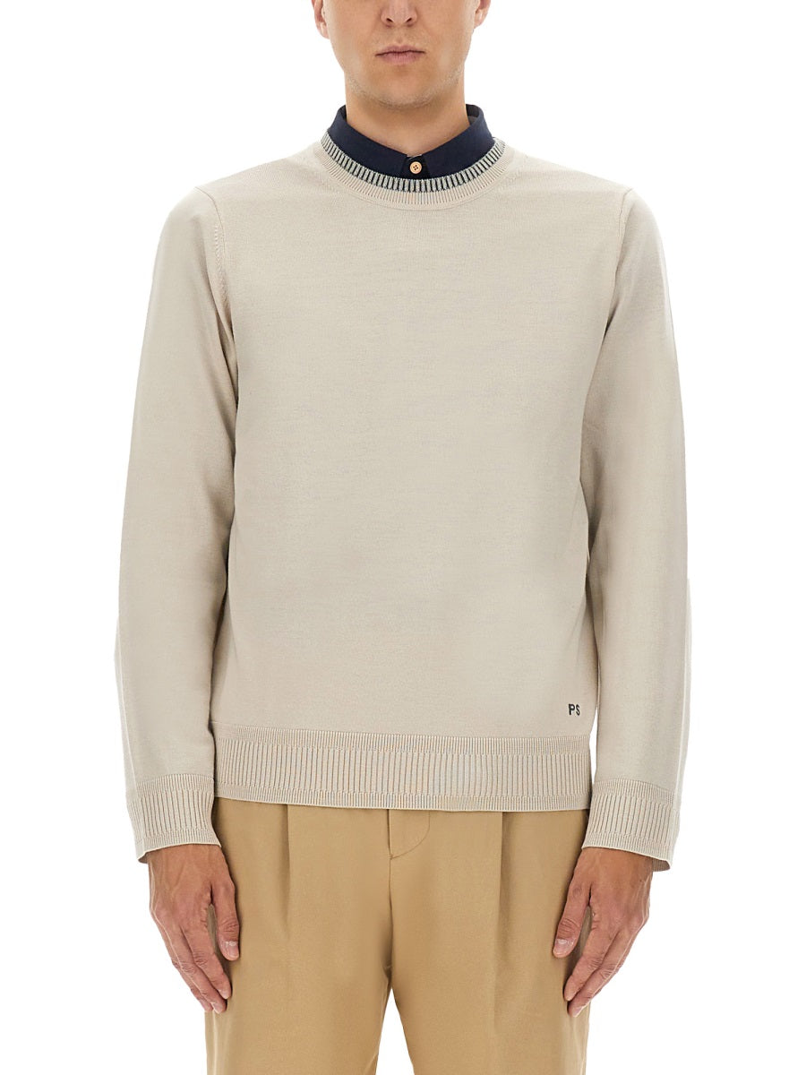 Men's Shirt with Embroidered Logo