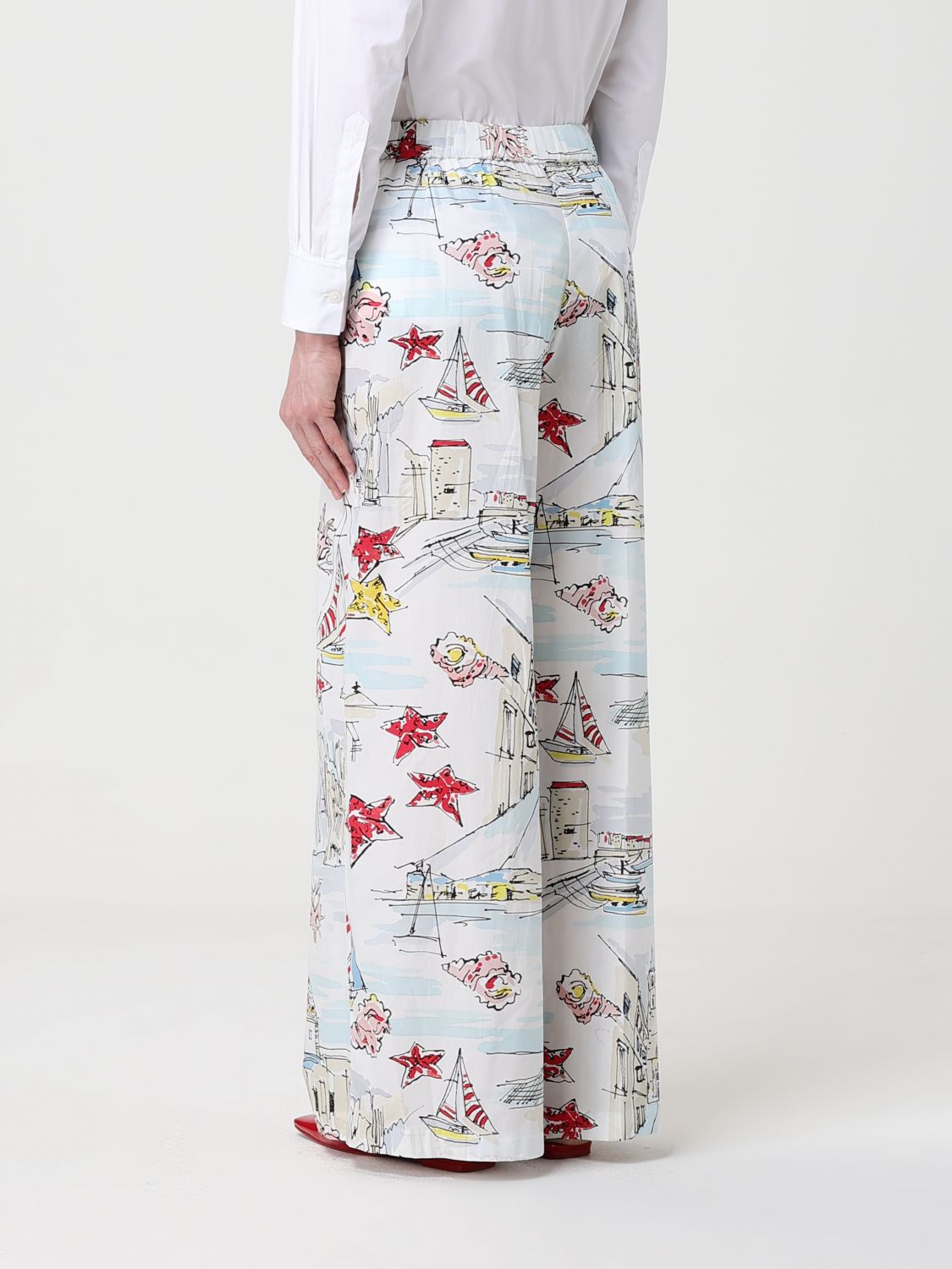Pants Woman color White