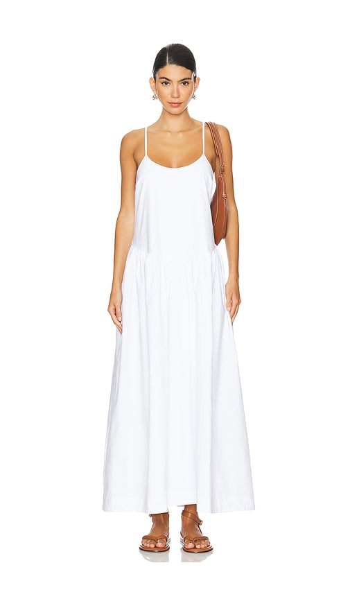Tularosa Amy Midi Dress in White.  XS. Also in L, M