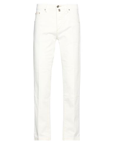 Jacob Cohёn Man Jeans Ivory Size 30 Cotton, Elastane