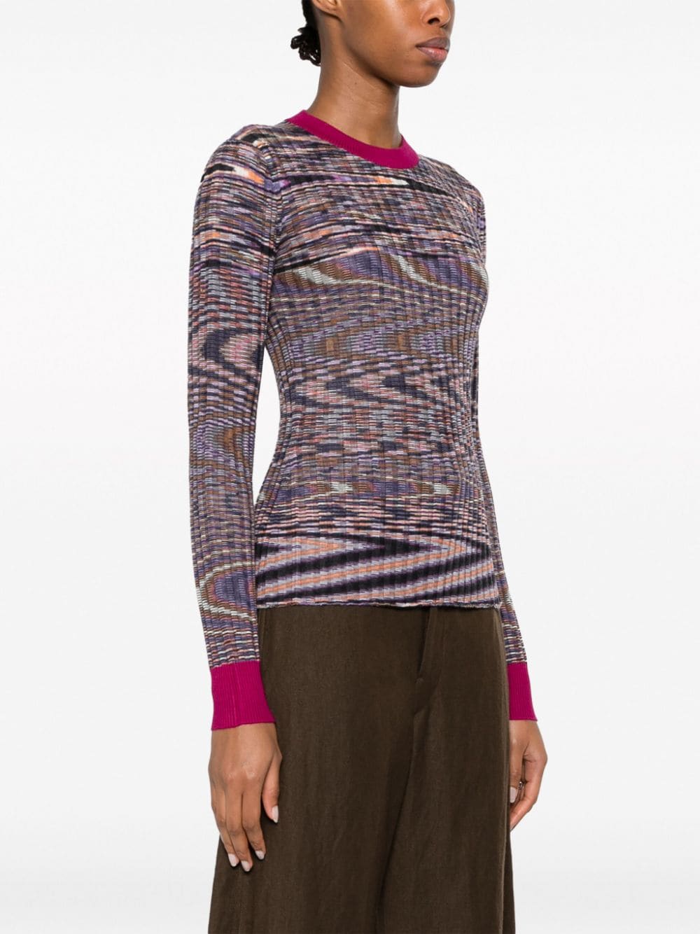 - Cashmere And Silk Blend Sweater