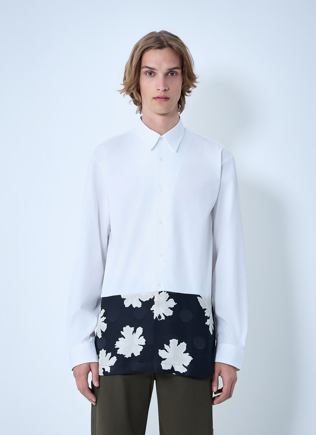 Capero Cotton Poplin Shirt - Man Shirts White It