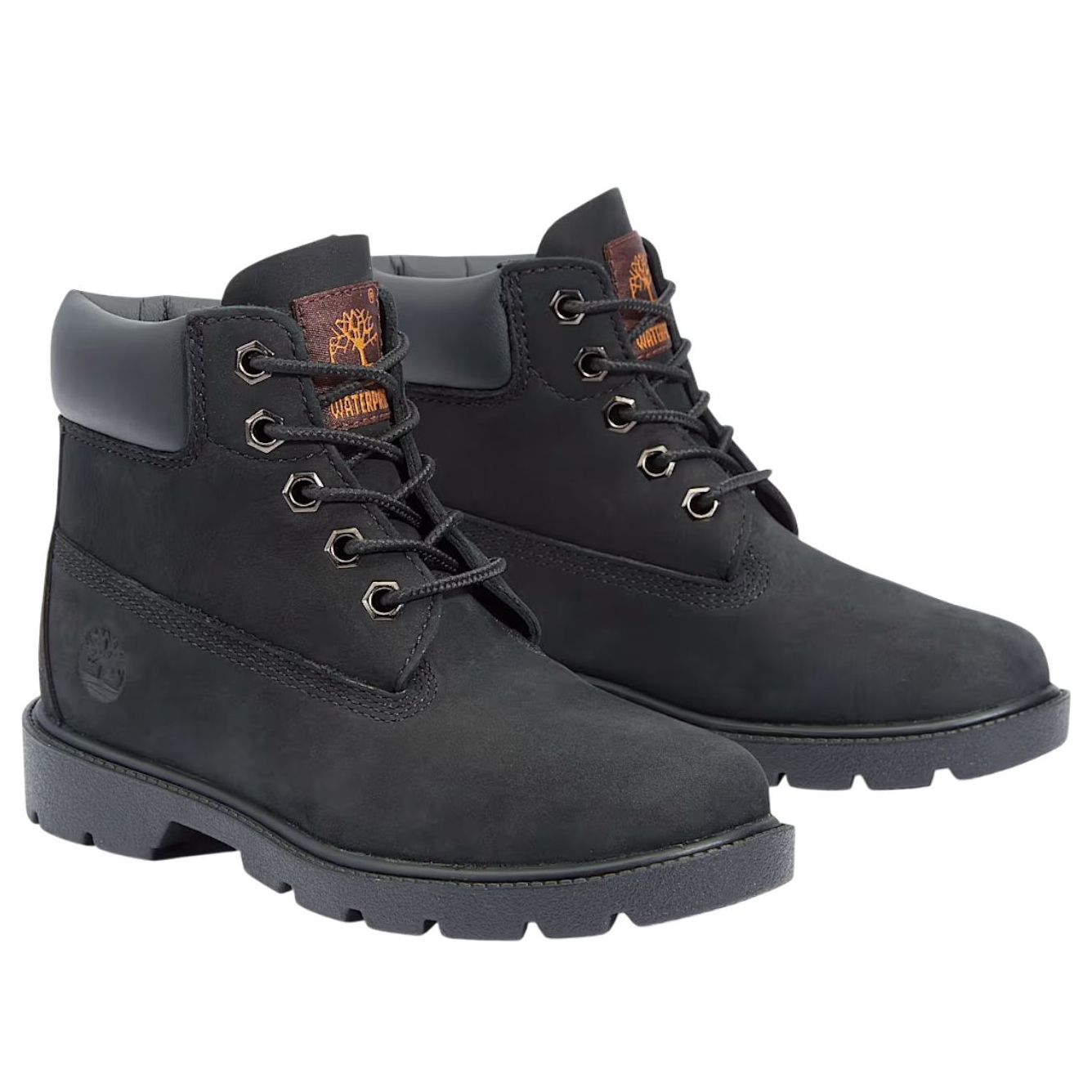 (GS) 6 Inch Classic Waterproof Boot 'Black'