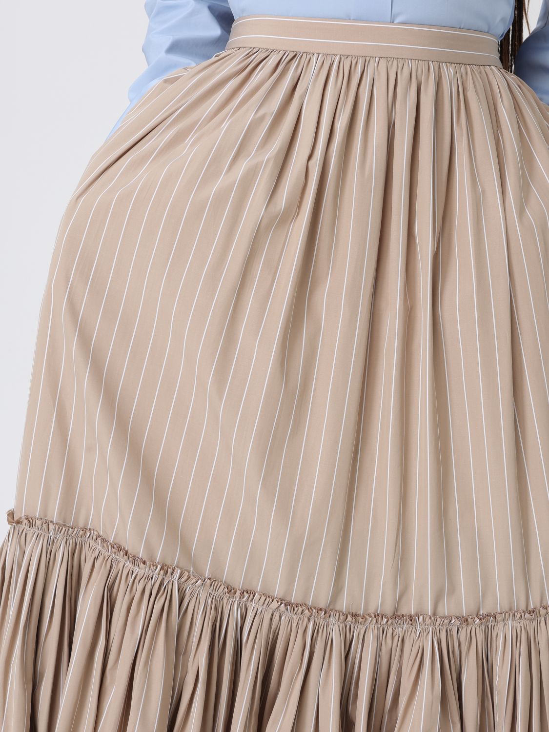 Skirt Woman color Beige