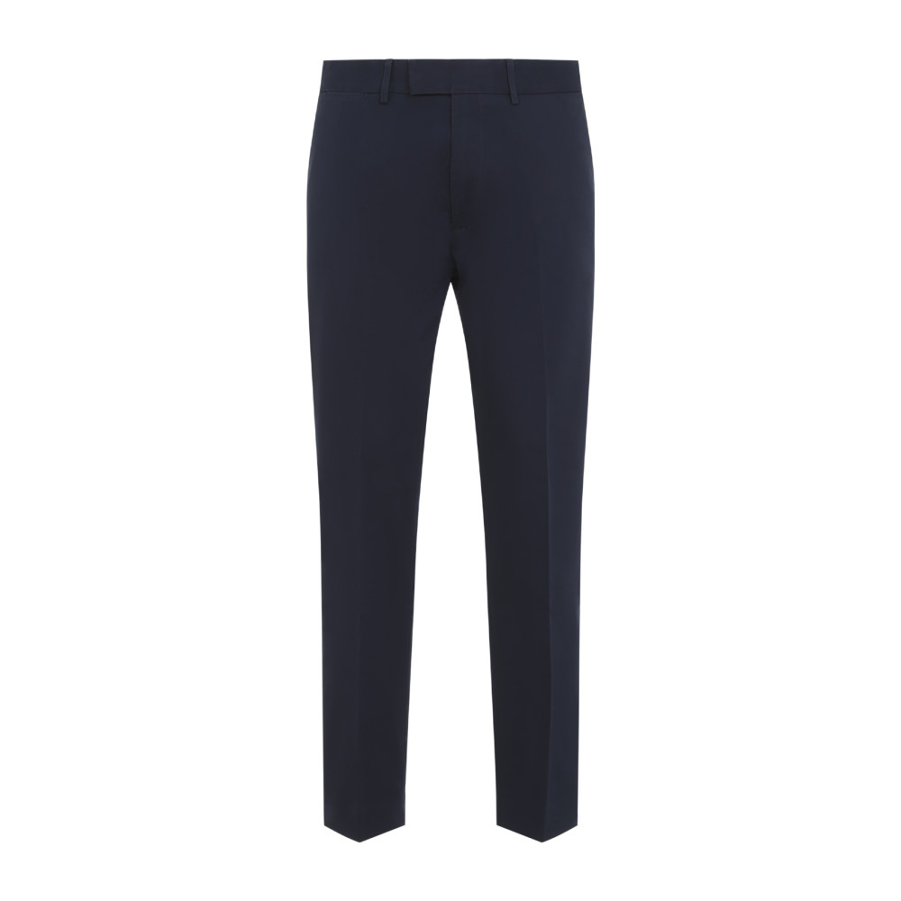 Navy Blue Slim Pants