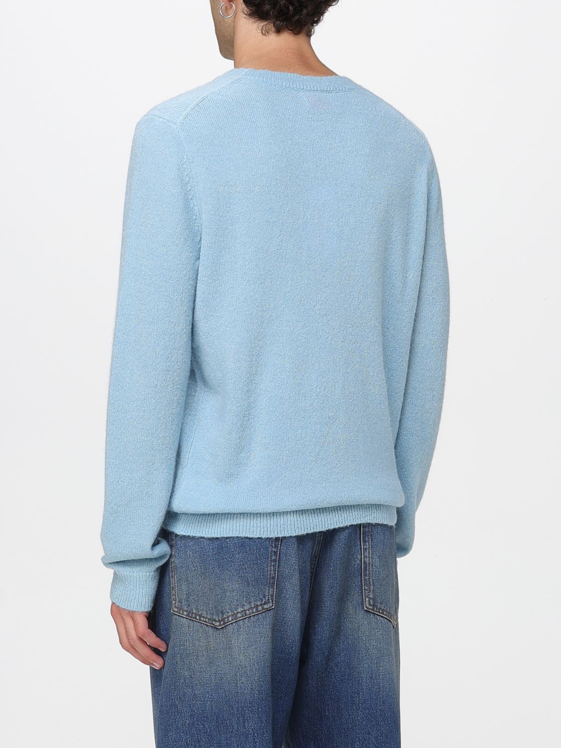 Sweater Men color Gnawed Blue