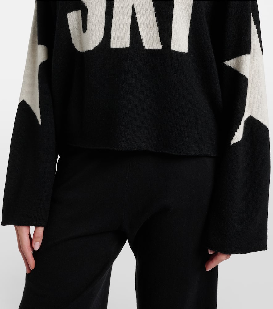 Wool-blend turtleneck sweater