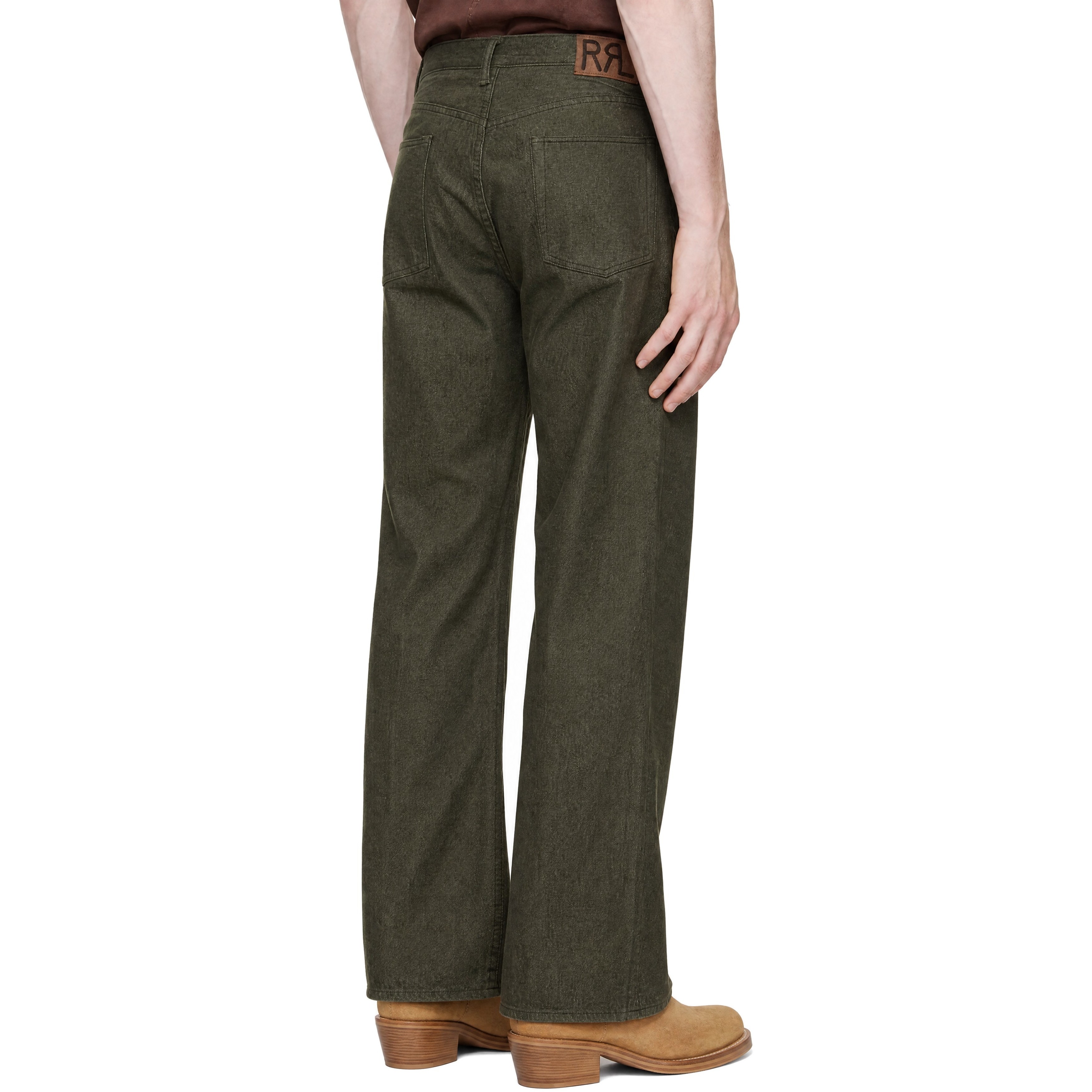 Green Vintage 5-Pocket Selvedge Jeans